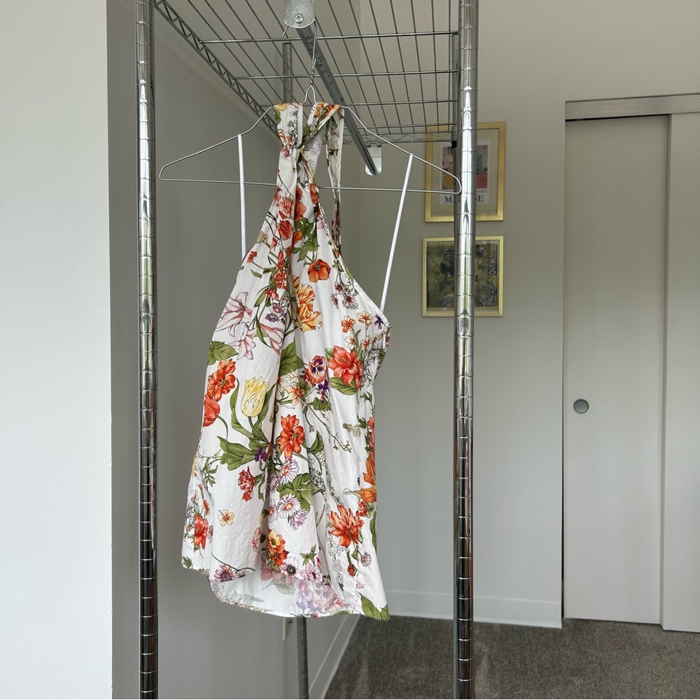 J Crew Floral Halter Top